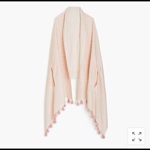 J. Crew Summerweight Cape Scarf in Pink